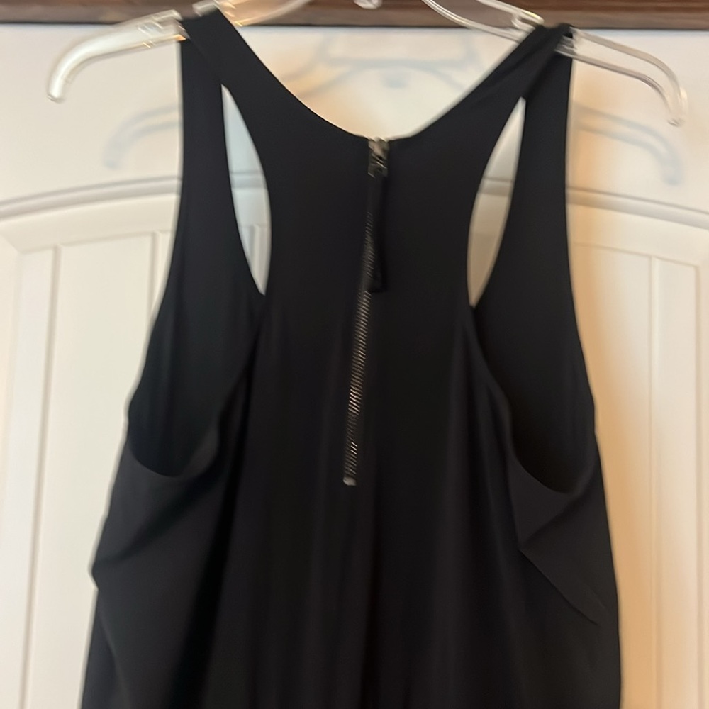 Athleta Revive Wide Leg Convertible Jumpsuit size 8 in Black - Picture 9 of 11